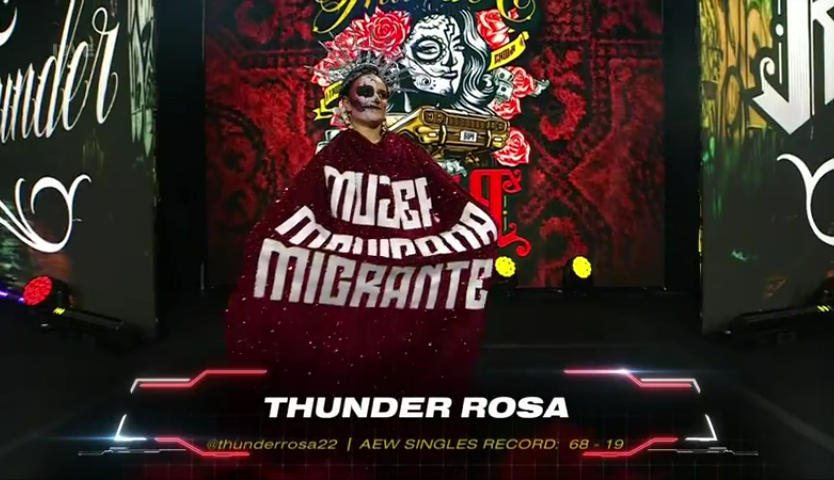 Thunder Rosa on AEW Collision