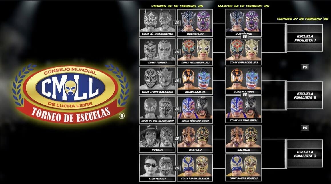 CMLL Torneo de Escuelas 2026 Semifinals Set