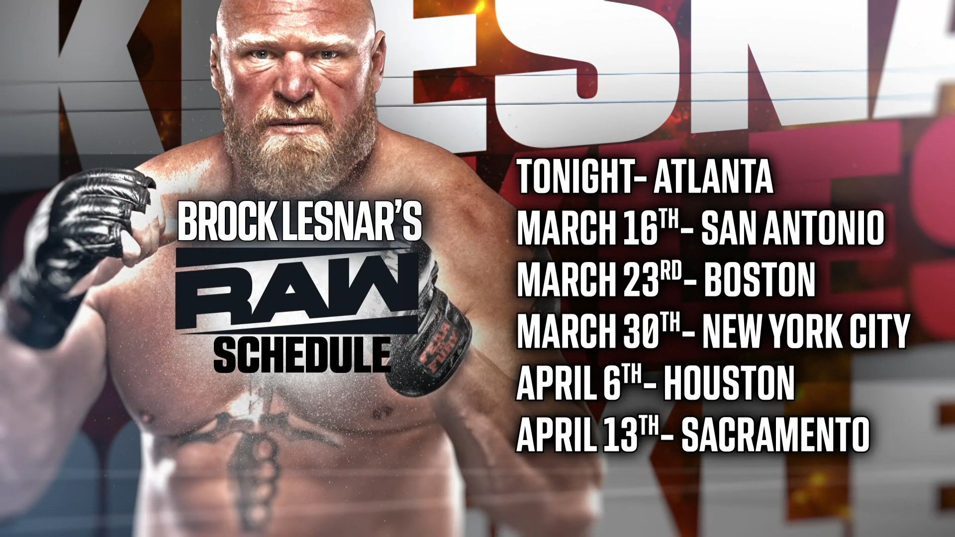 Paul Heyman lanza un reto abierto para Brock Lesnar en WrestleMania y revela su calendario en WWE Raw