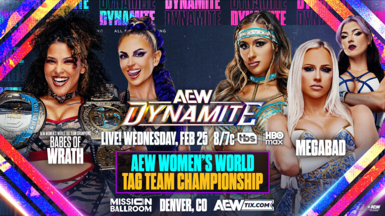 AEW Women’s World Tag Title Bout, ‘Mile High Madness’ Anything Goes Match Added To 2/25 Dynamite