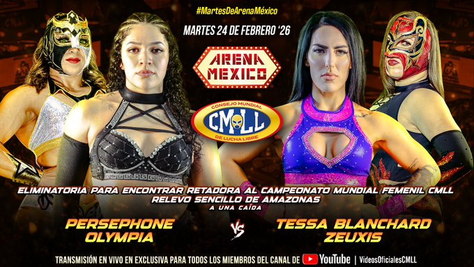 RESULTADOS CMLL MARTES DE ARENA MÉXICO - 24 DE FEBRERO DE 2026