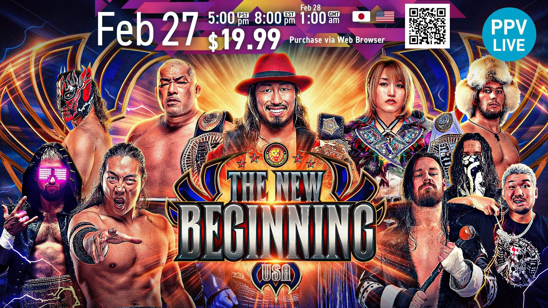 NJPW New Beginning USA Results (2/27/2026)