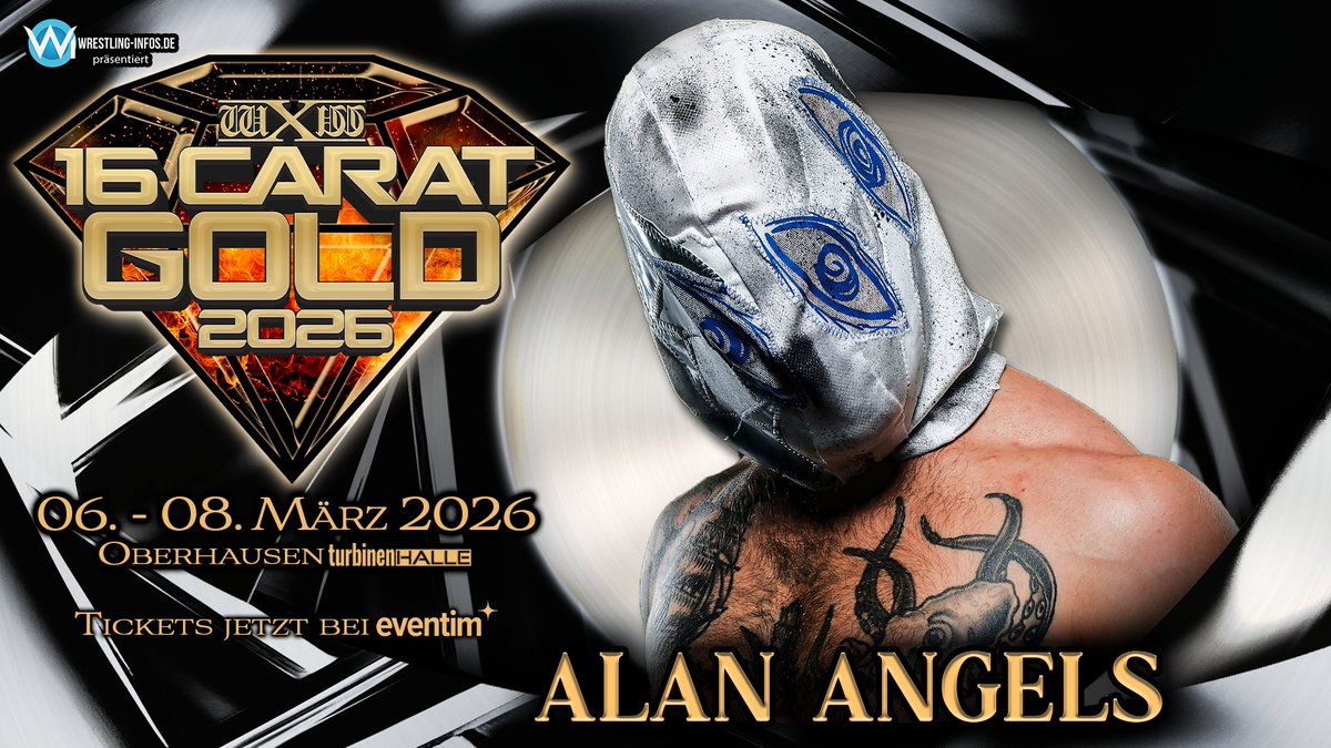 Alan Angels To Replace Ricky Sosa In The 2026 wXw 16 Carat Gold Tournament