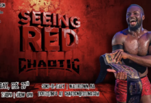 chaotic wrestling seeing red