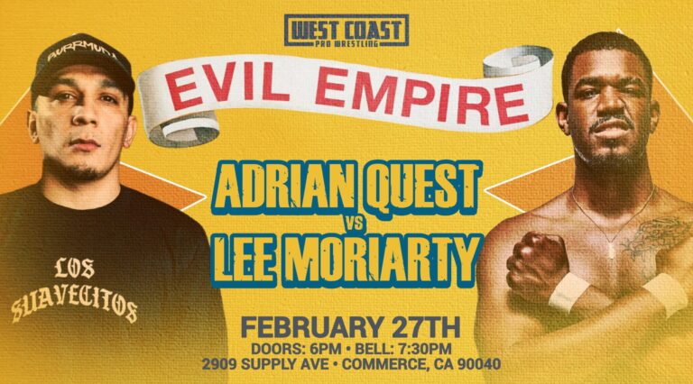 West Coast Pro Evil Empire Results (2/27): Lee Moriarty, Billie Starkz, Johnnie Robbie Compete