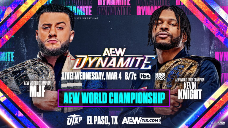 MJF To Defend AEW World Title Against Kevin Knight On 3/4 AEW Dynamite