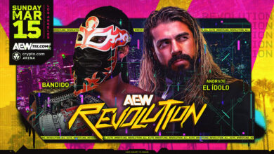 Andrade El Idolo vs. Bandido Official For AEW Revolution