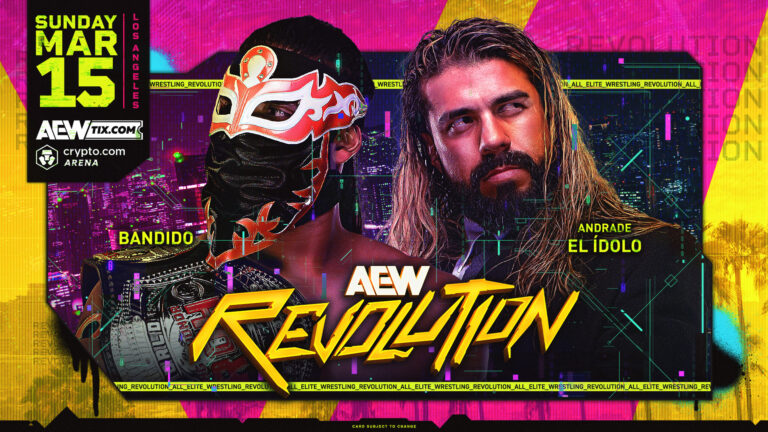 Andrade El Idolo vs. Bandido Official For AEW Revolution