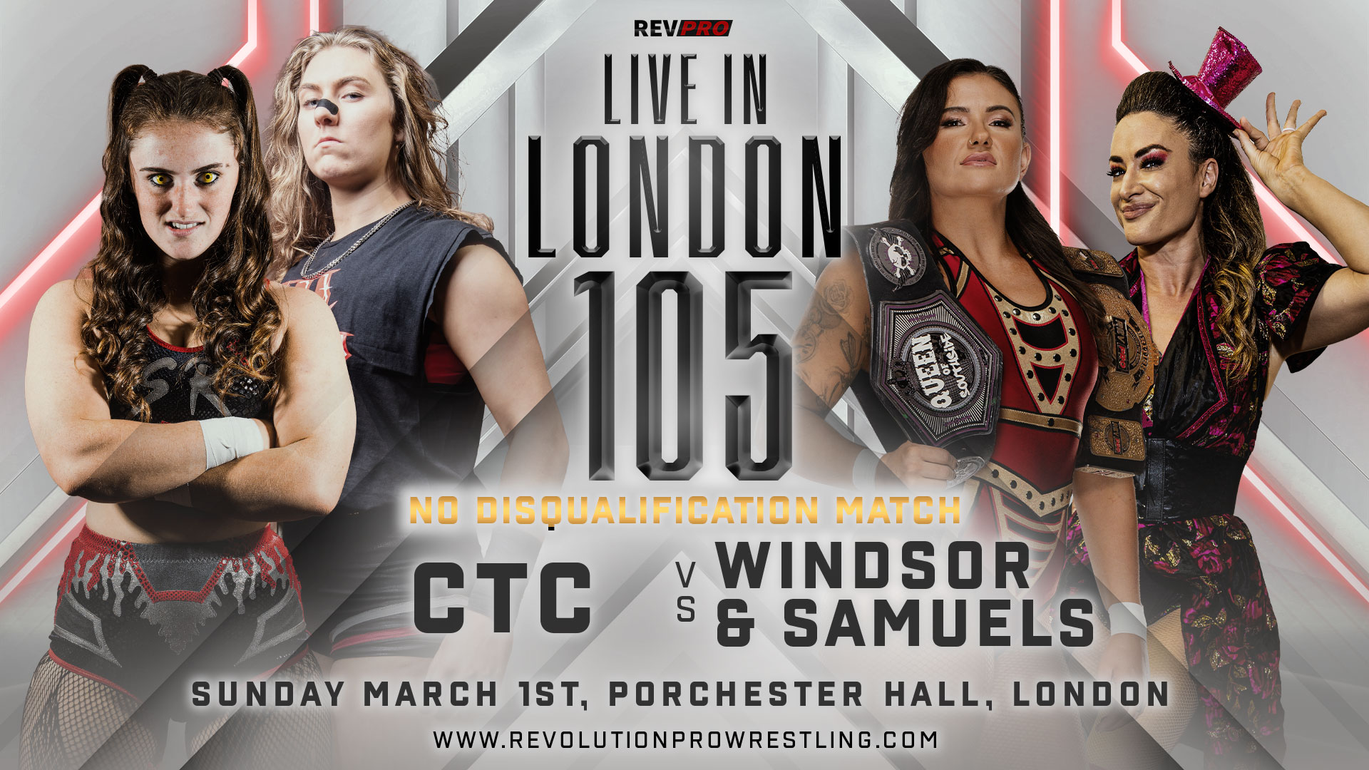 RevPro Live In London 105 Results (3/1): Alex Windsor, Michael Oku, 1 Called Manders Compete