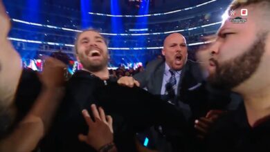 Indentity Of Masked Man (Not Seth Rollins) At WWE Elimination Chamber