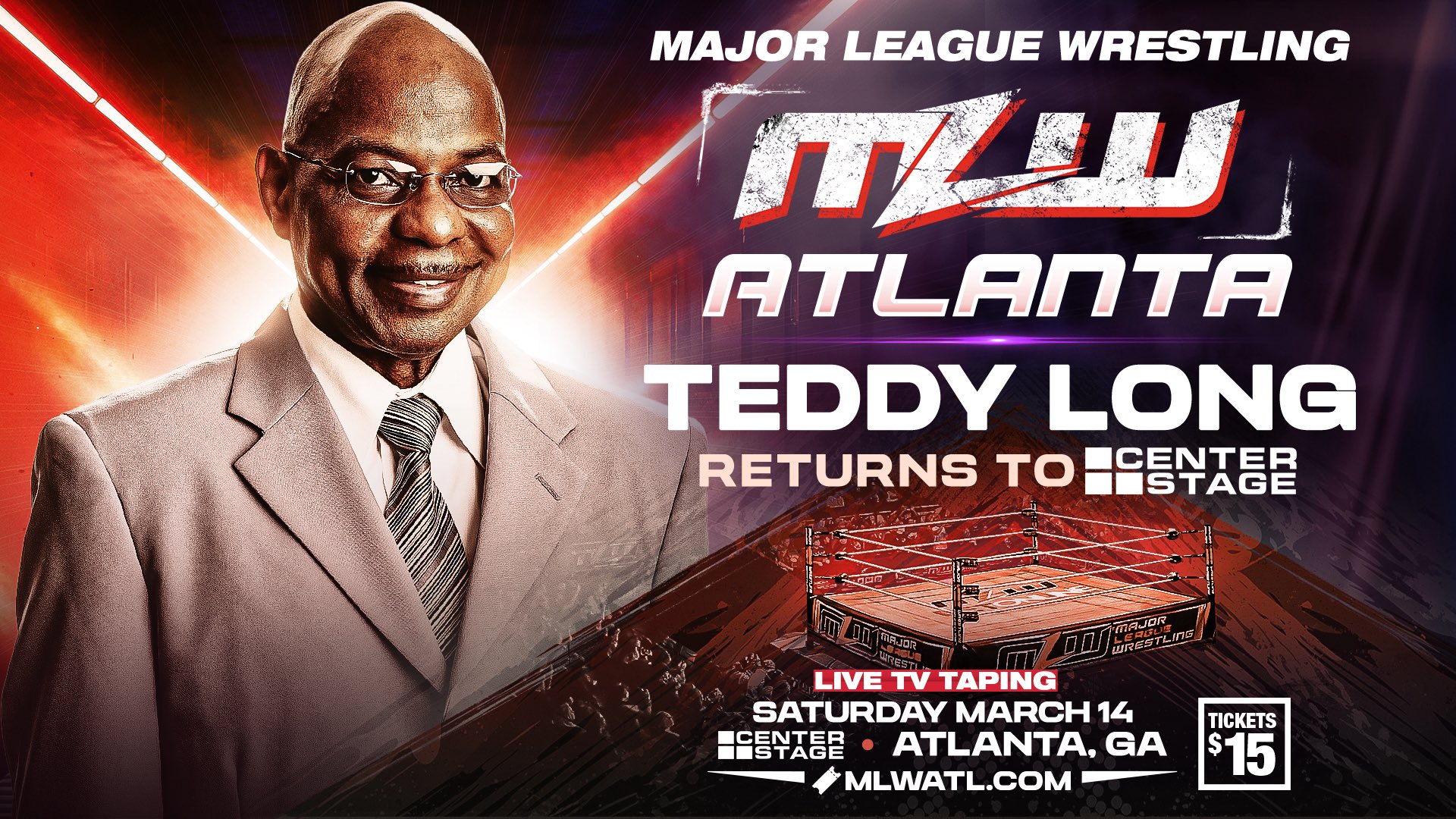 Teddy Long Announced For MLW In Atlanta