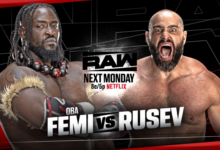 Oba Femi Rusev WWE Raw
