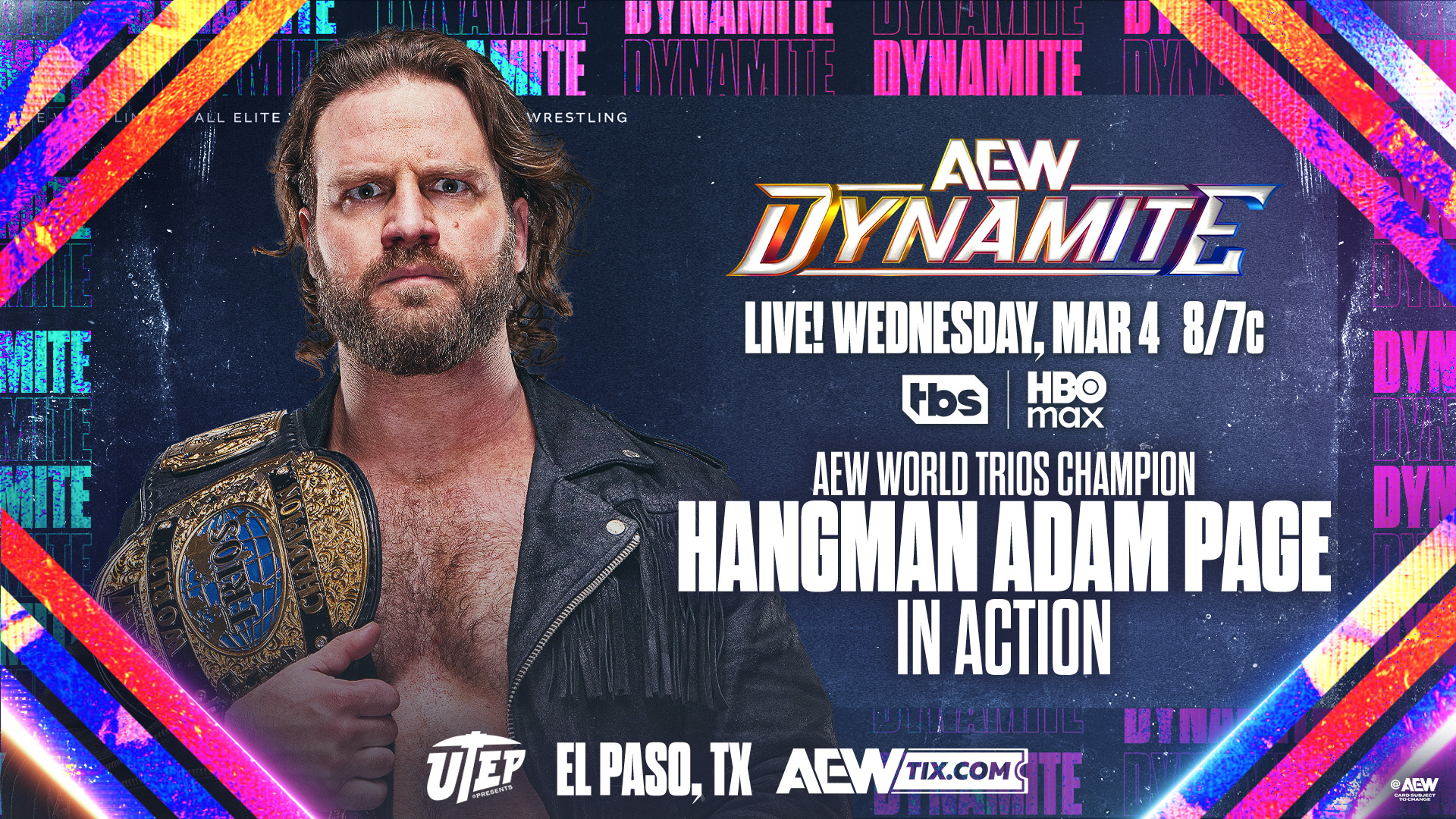 Adam Page Bout Set For 3/4 AEW Dynamite