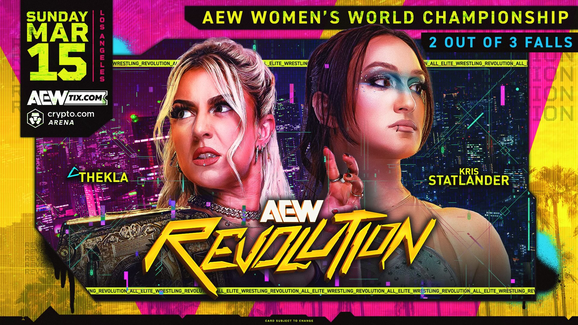 2 Out Of 3 Falls Match For Women's World Title Made Official, Místico Competing In Trios Title Bout Set For AEW Revolution