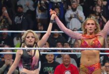 Charlotte Flair and Alexa Bliss on WWE SmackDown