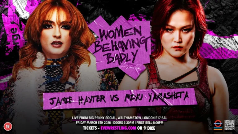 EVE Women Behaving Badly Results (3/6): Jamie Hayter, Miyu Yamashita, Alex Windsor Compete