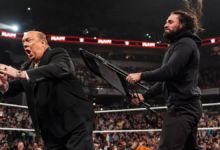 Seth Rollins attack Paul Heyman. Austin Theory's comments