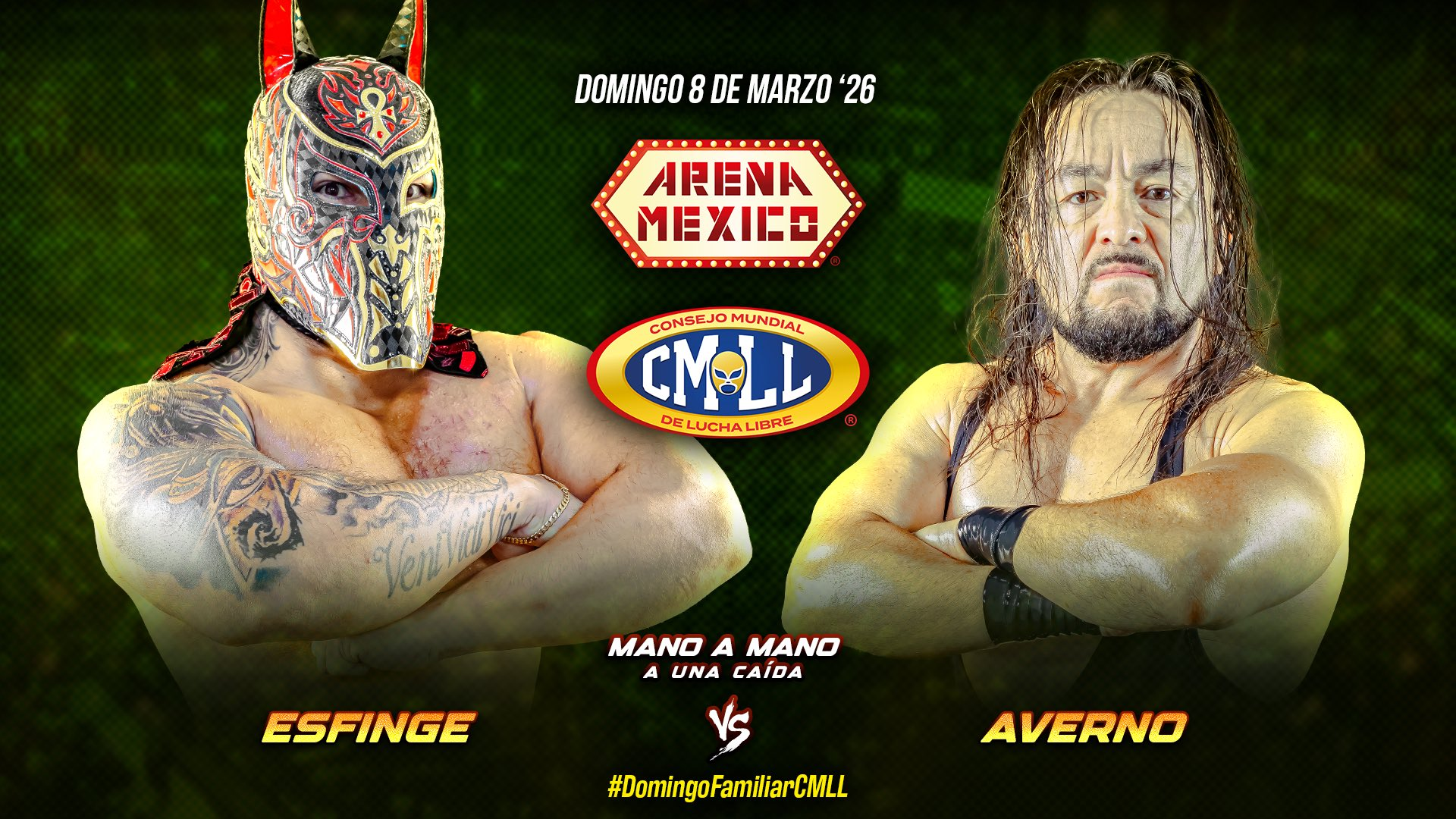 CMLL Domingo Familiar Results (3/8/2026)