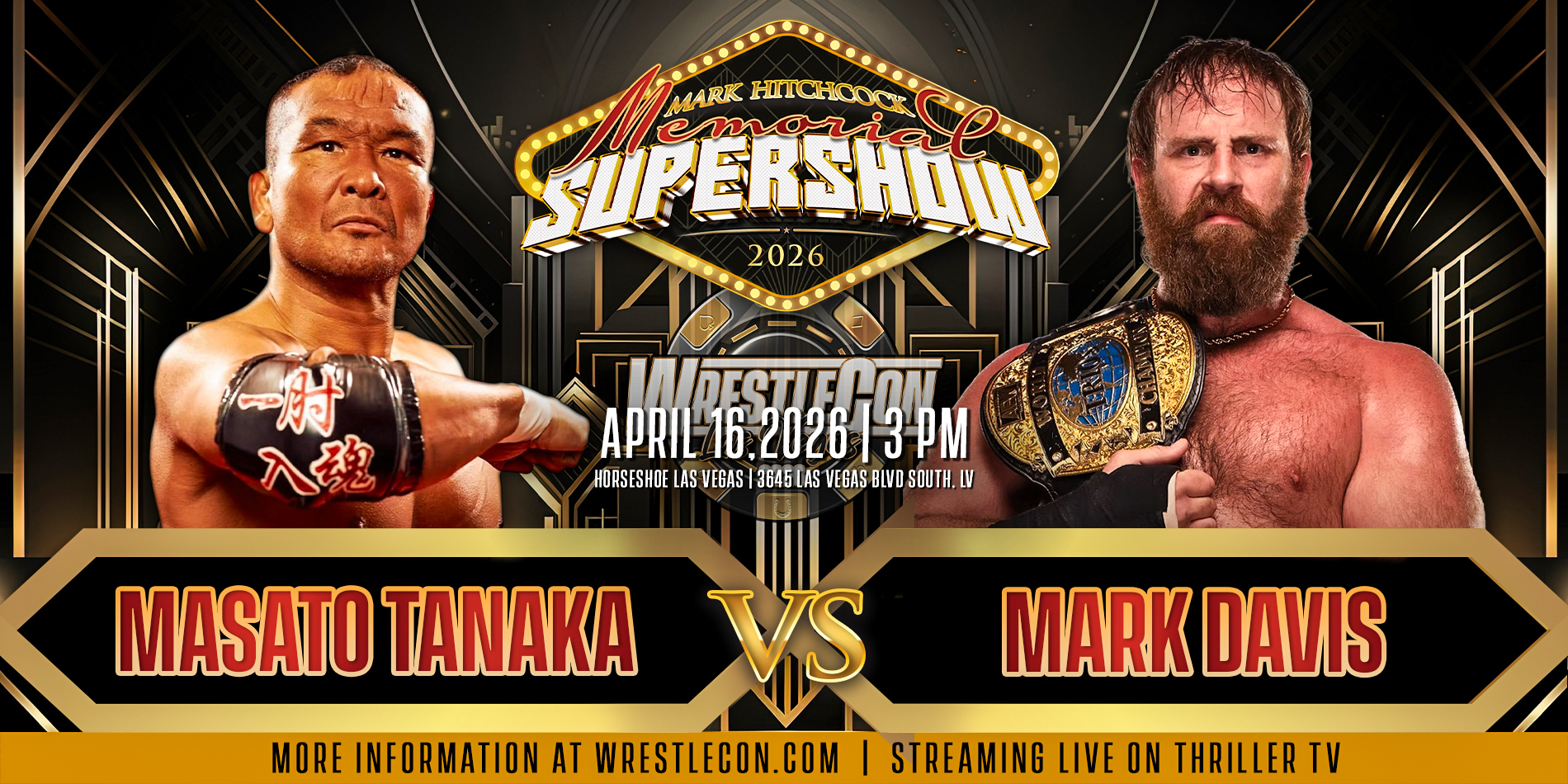 Mark Davis To Face Masato Tanaka At WrestleCon SuperShow