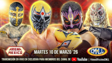 CMLL Martes de Arena Mexico Results (3/10/2026)