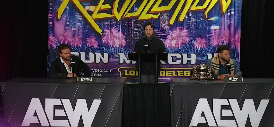 Adam Page-MJF Press Conference Turns Into A Brawl To Close Out AEW Dynamite