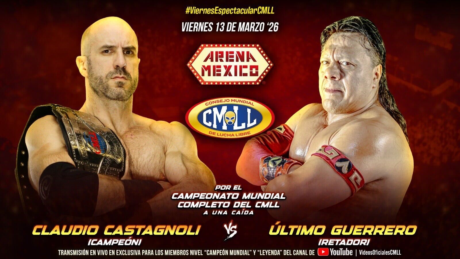 CMLL Viernes Espectacular Results (3/13/2026)
