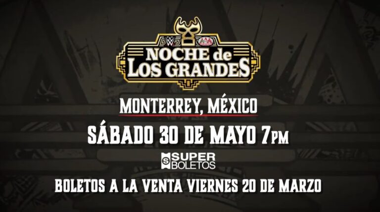 AAA Announces Noche de Los Grandes For May 30th