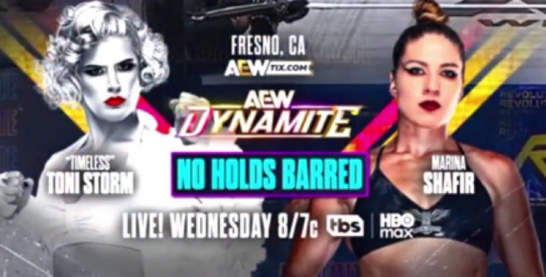 No Holds Barred Match Added To 3/18 AEW Dynamite
