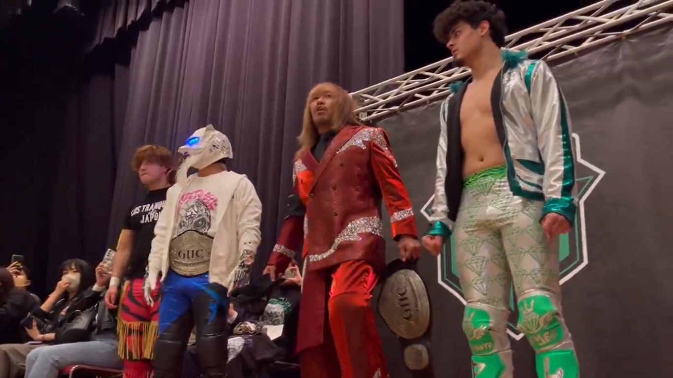 los tranquilos de japon, tetsuya naito, bushi, angel reyes, ryusei