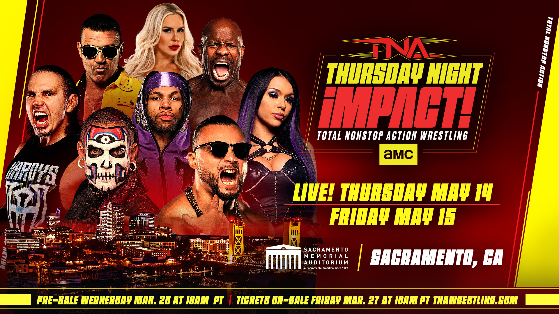 TNA Wrestling Annouces Return To Sacramento, Live Episode Of iMPACT!