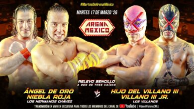 CMLL Martes de Arena Mexico Results (3/17/2026)