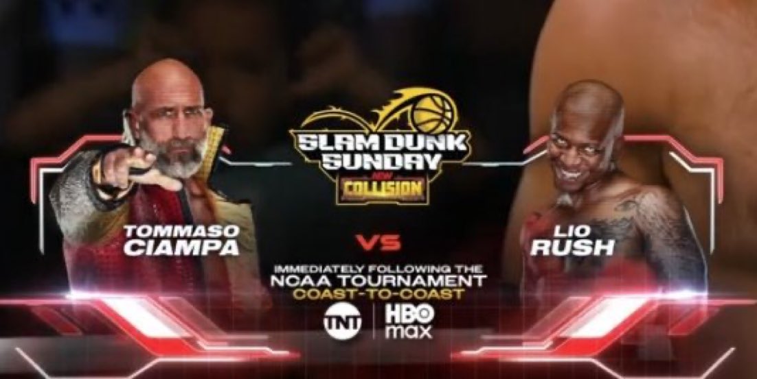 Tommaso Ciampa vs. Lio Rush, Orange Cassidy/Roderick Strong Tag, More Set For AEW Collision Slam Dunk Sunday