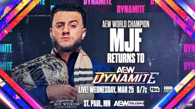 MJF To Appear On 3/25 AEW Dynamite