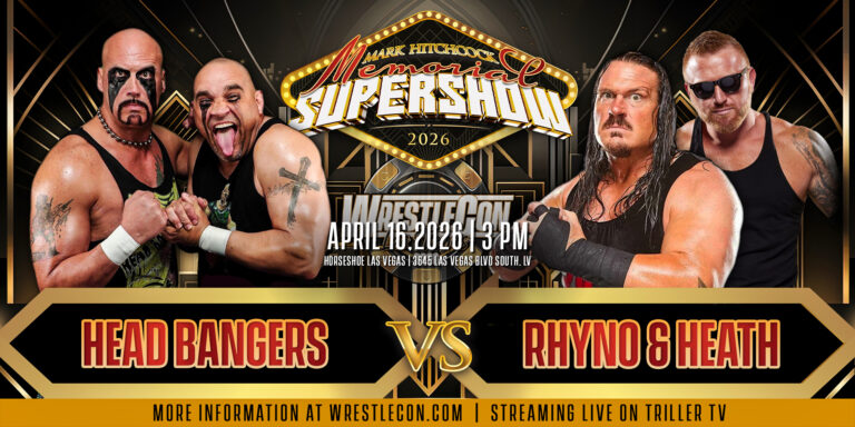 The Headbangers vs. Rhyno & Heath Added To WrestleCon Supershow