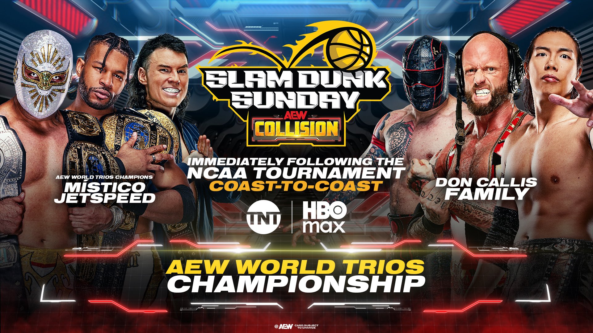 AEW Collision Slam Dunk Sunday Preview, Start Time, How To Watch (3/22)