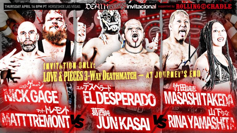 3-Way Deathmatch Featuring Nick Gage & Matt Tremont Announced For NJPW Death Vegas Invitacional