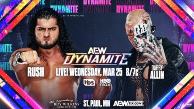 RUSH vs Darby Allin AEW Dynamite