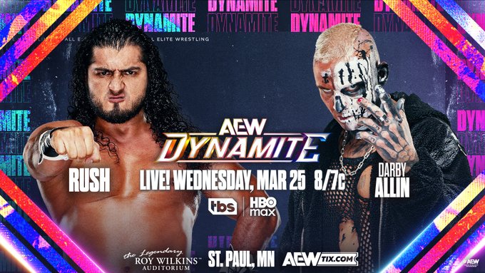 RUSH vs Darby Allin AEW Dynamite