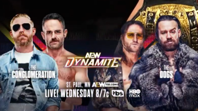 Orange Cassidy and Roderick Strong vs The Dogs AEW Dynamite
