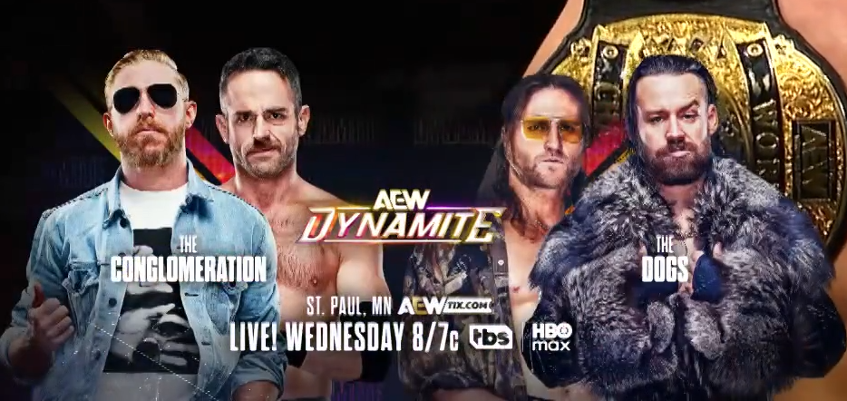 The Conglomeration Vs. The Dogs Added To 3/25 AEW Dynamite