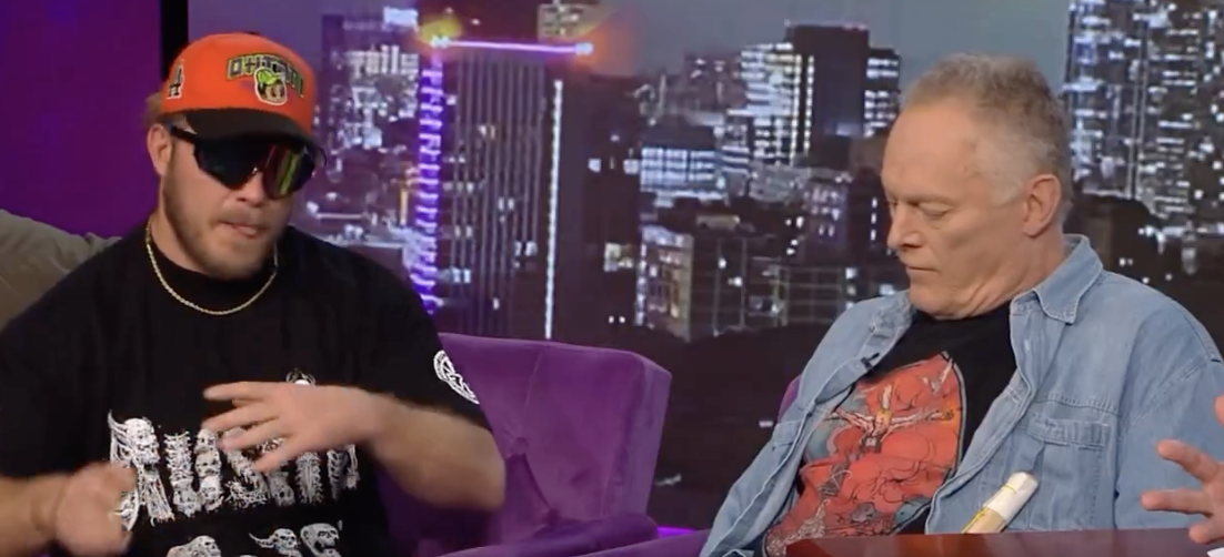 Invisible Man Attacks The Sandman On Late Night Talk Show