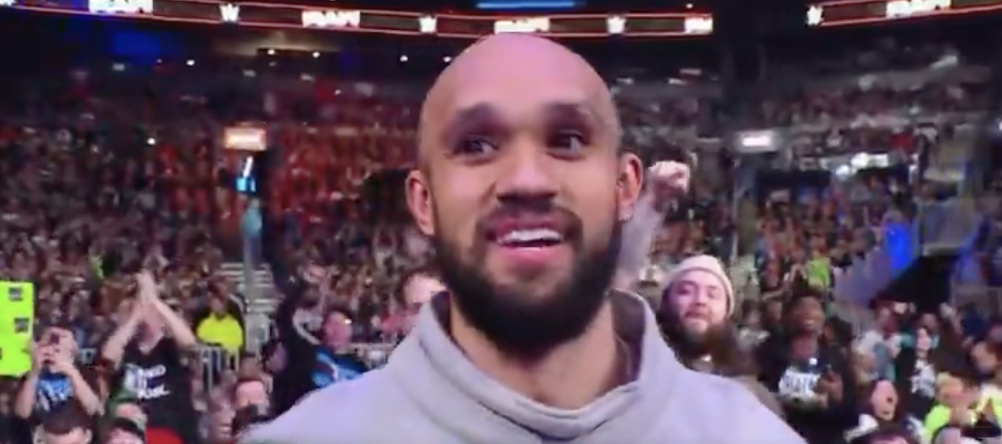 Boston Celtics Guard Derrick White And Coach Joe Mazzulla Attend WWE Raw