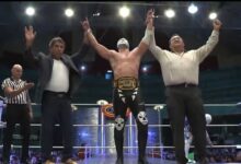 Calavera Jr. I Wins CMLL National Lightweight Championship
