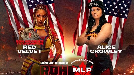Red Velvet vs. Alice Crowley For ROH Women's World TV Title Set For MLP/ROH Global Wars