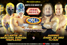 CMLL Martes de Arena Mexico Results (3/24/2026)