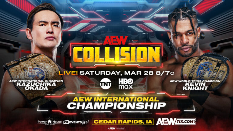 Kazuchika Okada To Defend AEW International Title Against Kevin Knight On 3/28 AEW Collision
