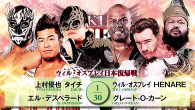will ospreay, great-o-khan, henare, yuya uemura, el desperado, taichi