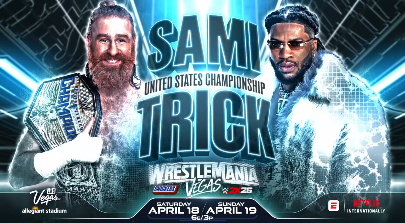 sami zayn vs trick williams