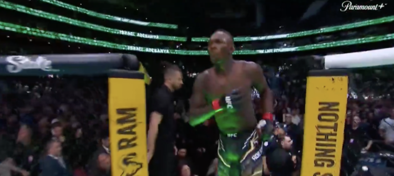 Israel Adesanya Hits Oba Femi Strut, Loses To Joe Pyfer