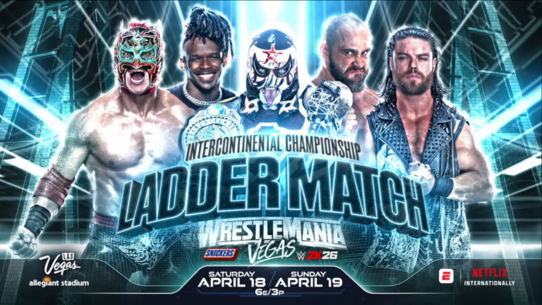 Penta To Defend WWE Intercontinental Title In A Ladder Match WrestleMania 42